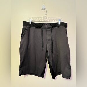 Hylete Men’s Athletic Shorts XL Black Performance Training Gym Sports Zip Pocket